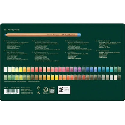 Faber Castell Pitt Pastel Pencils 60'lı Metal Kutu