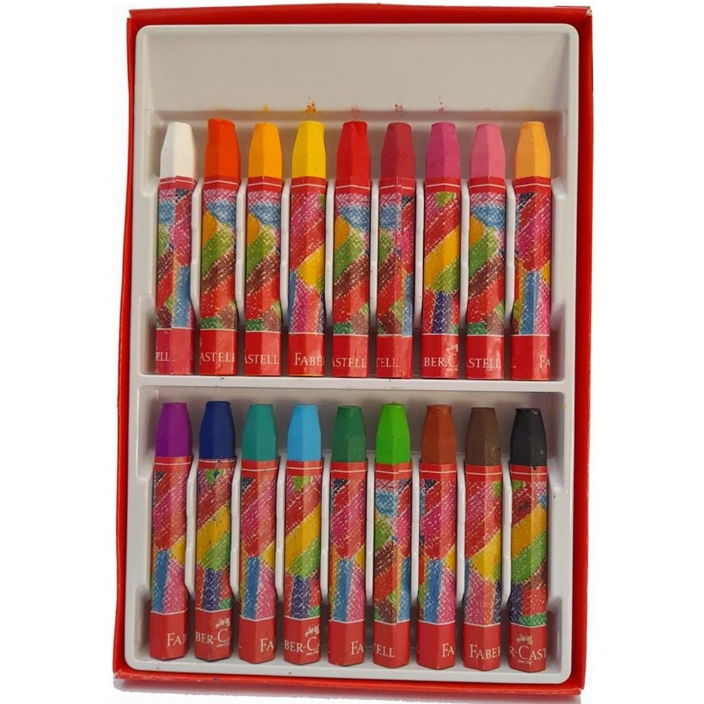 Faber Castell Oil Pastels 18'li Karton Kutu