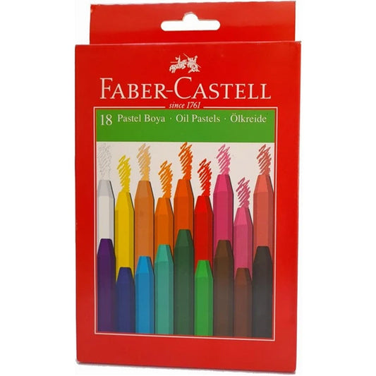 Faber Castell Oil Pastels 18'li Karton Kutu