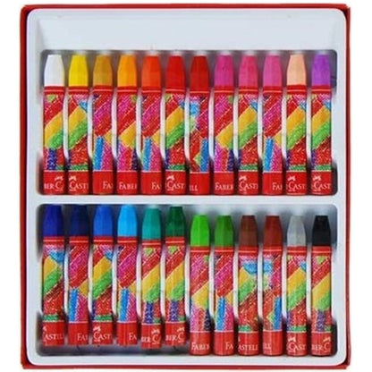 Faber Castell Oil Pastels 24'lü Karton Kutu