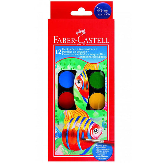 Faber Castell Sulu Boya 12'li Küçük Boy