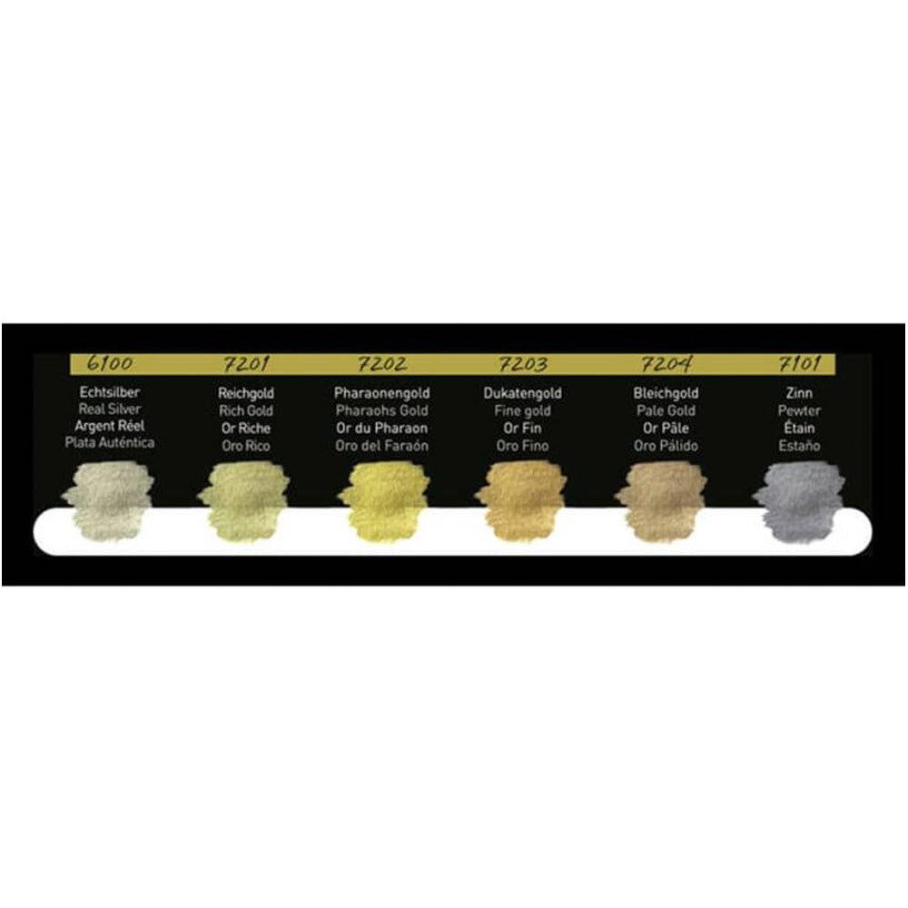 Finetec Premium Pearlescent Colours Sulu Boya 6'lı Set