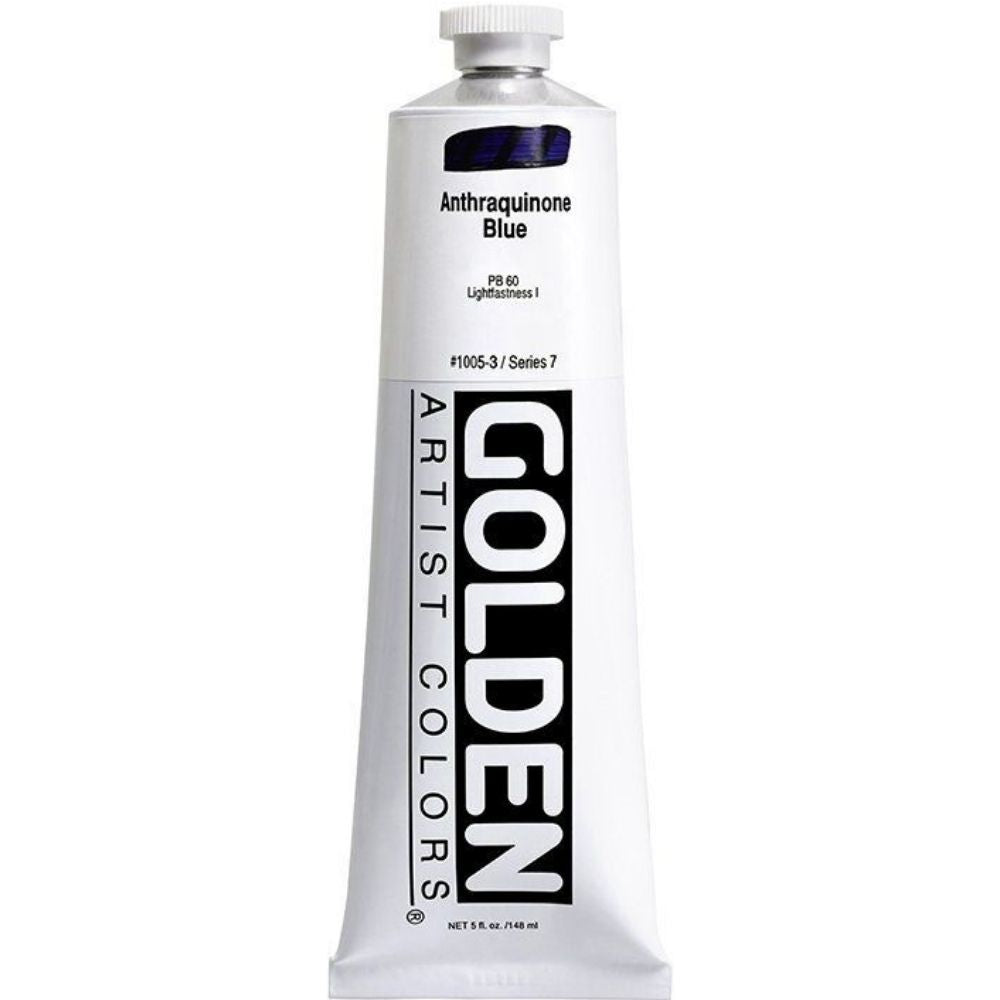 Golden Heavy Body Acrylic Anthraquinone Blue 148ml S.7