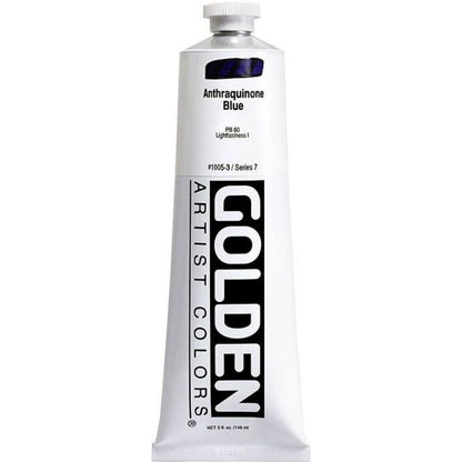 Golden Heavy Body Acrylic Anthraquinone Blue 148ml S.7