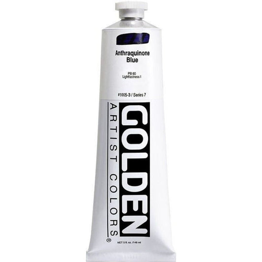 Golden Heavy Body Acrylic Anthraquinone Blue 148ml S.7