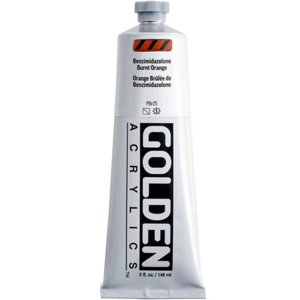 Golden Heavy Body Acrylic Benzimidazolone Orange Burnt 148ml S.5