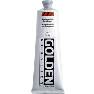 Golden Heavy Body Acrylic Benzimidazolone Orange Burnt 148ml S.5
