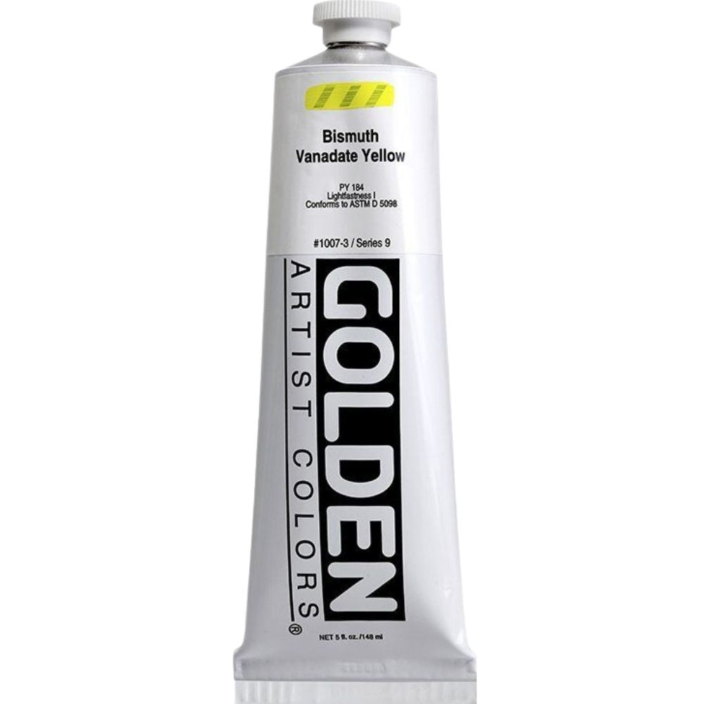 Golden Heavy Body Acrylic Bismuth Vanadate Yellow 148ml S.9