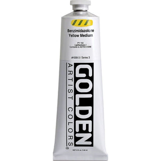 Golden Heavy Body Acrylic Benzimidazoolgeel Yellow Medium 148ml S.3