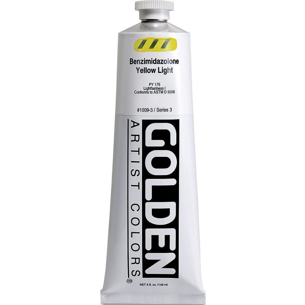 Golden Heavy Body Acrylic Benzimidazoolgeel Yellow Light 148ml S.3