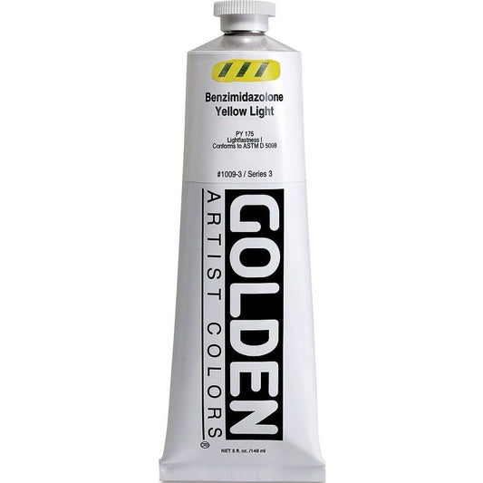 Golden Heavy Body Acrylic Benzimidazoolgeel Yellow Light 148ml S.3