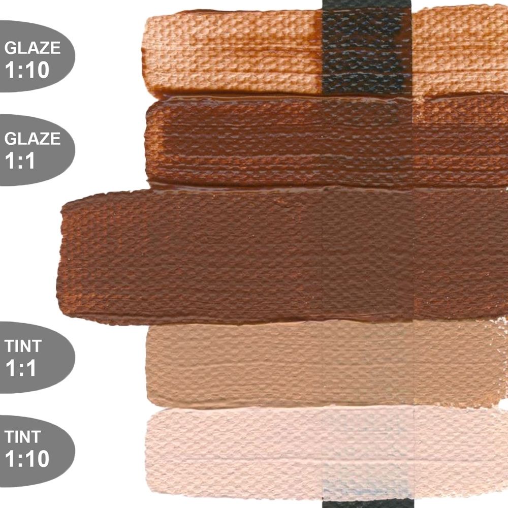 Golden Heavy Body Acrylic Burnt Sienna 473ml S.1