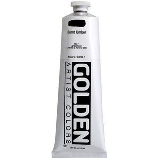 Golden Heavy Body Acrylic Burnt Umber 148ml S.1