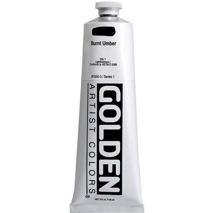 Golden Heavy Body Acrylic Burnt Umber 148ml S.1