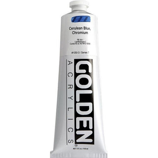 Golden Heavy Body Acrylic Cerulean Blue Chromium 148ml S.7