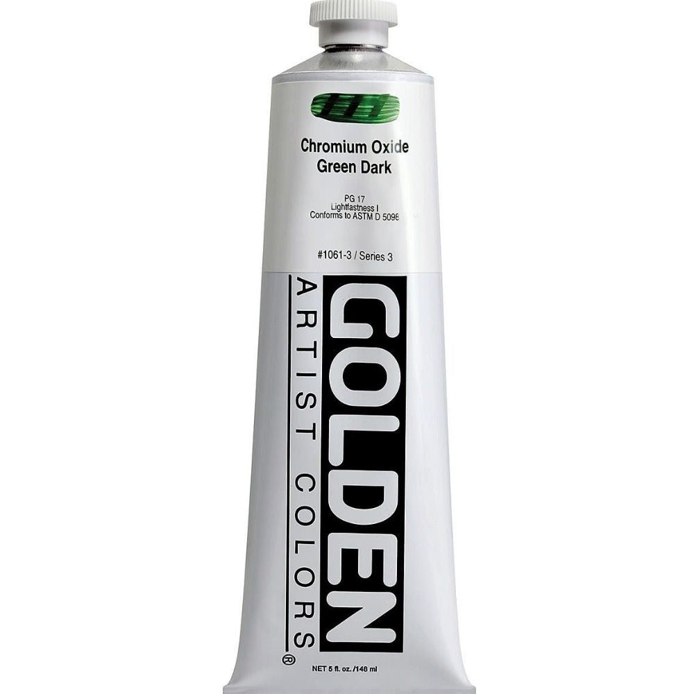Golden Heavy Body Acrylic Chromium Oxide Green Dark 148ml S.3