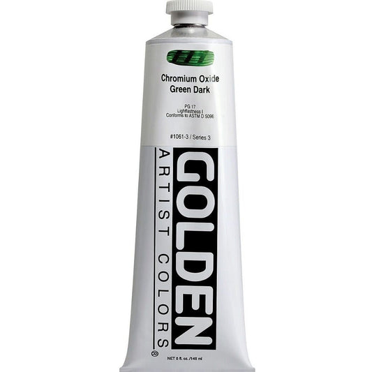 Golden Heavy Body Acrylic Chromium Oxide Green Dark 148ml S.3