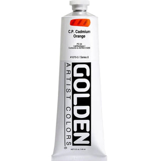 Golden Heavy Body Acrylic Cadmium Orange 148ml S.8