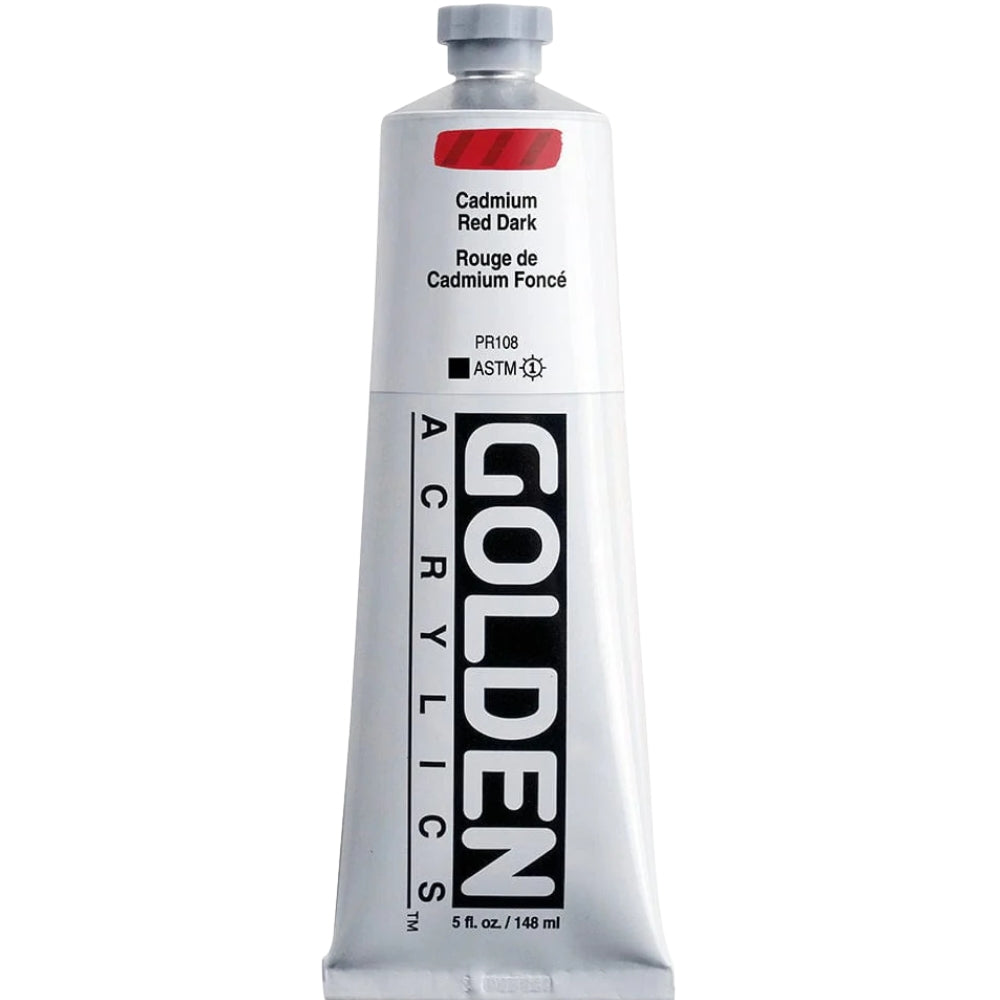 Golden Heavy Body Acrylic Cadmium Red Dark 148ml S.9