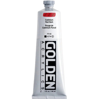 Golden Heavy Body Acrylic Cadmium Red Dark 148ml S.9