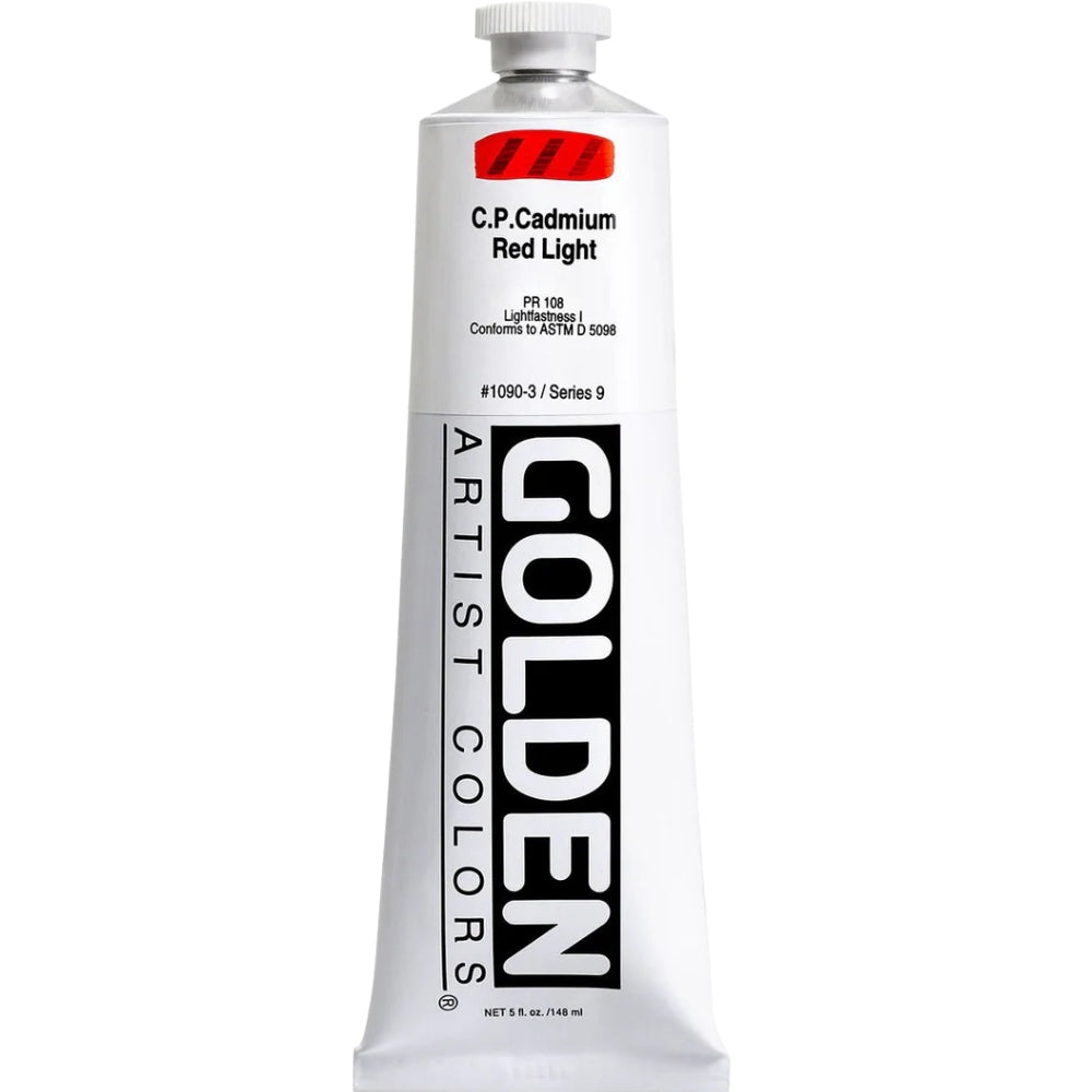 Golden Heavy Body Acrylic Cadmium Red Light 148ml S.9
