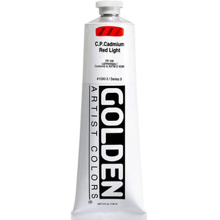 Golden Heavy Body Acrylic Cadmium Red Light 148ml S.9