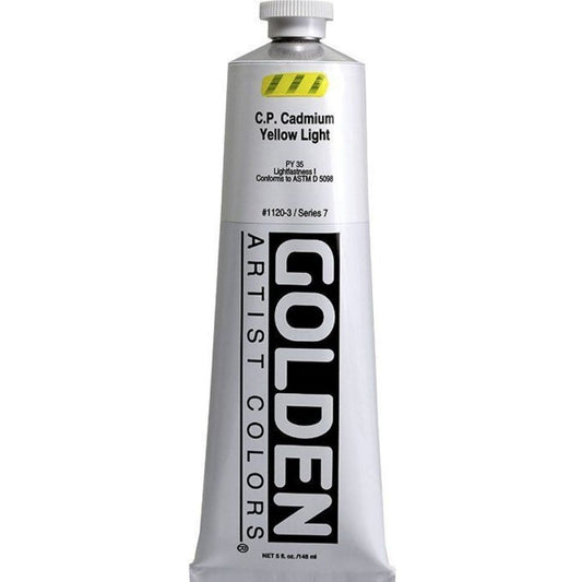 Golden Heavy Body Acrylic Cadmium Yellow Light 148ml S.7