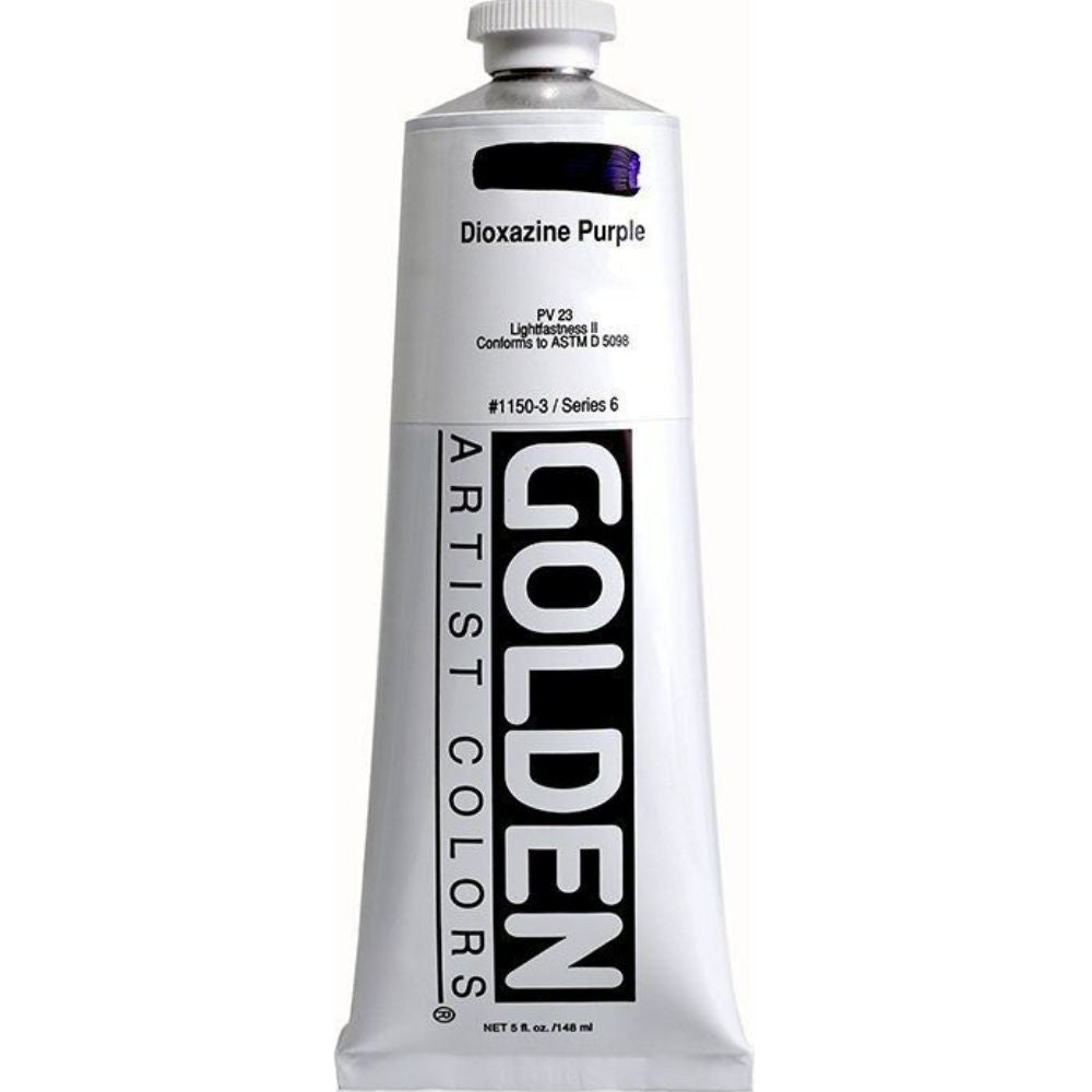 Golden Heavy Body Acrylic Dioxazine Purple 148ml S.6