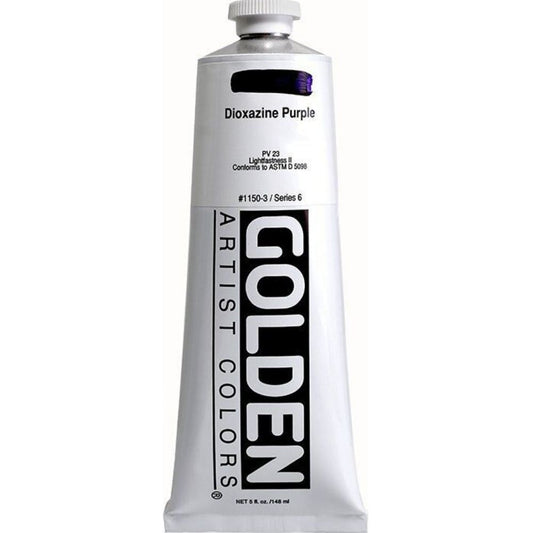 Golden Heavy Body Acrylic Dioxazine Purple 148ml S.6