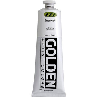 Golden Heavy Body Acrylic Green Gold 148ml S.7
