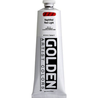 Golden Heavy Body Acrylic Naphthol Red Light 148ml S.5