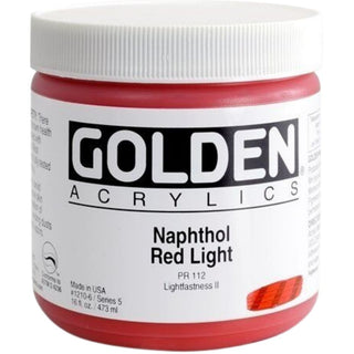 Golden Heavy Body Acrylic Naphthol Red Light 473ml S.5