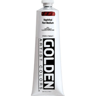 Golden Heavy Body Acrylic Naphthol Red Medium 148ml S.5