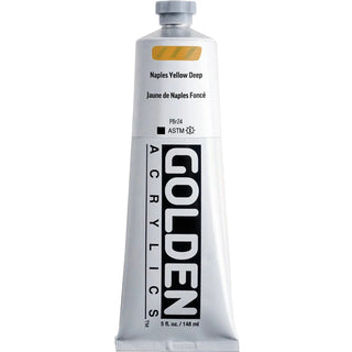 Golden Heavy Body Acrylic Naples Yellow Deep 148ml S.2
