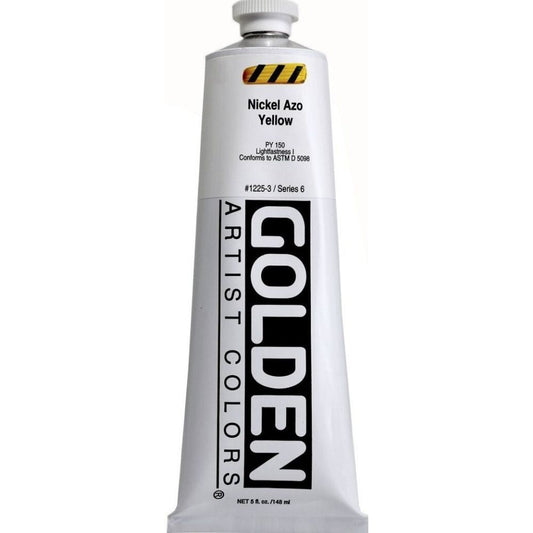 Golden Heavy Body Acrylic Nickel Azo Yellow 148ml S.6
