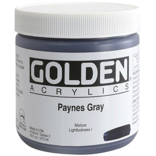 Golden Heavy Body Acrylic Payne's Gray 473ml S.2