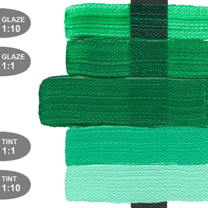 Golden Heavy Body Acrylic Permanent Green Light 473ml S.4