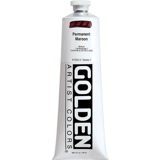 Golden Heavy Body Acrylic Permanent Maroon 148ml S.7