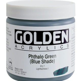 Golden Heavy Body Acrylic Phthalo Green(Blue Shade)473ml S.4