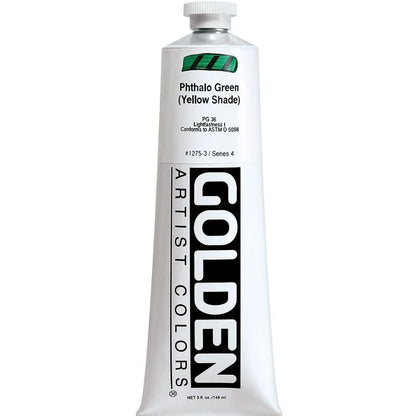 Golden Heavy Body Acrylic Phthalo Green(Yellow Shade)148ml S.4