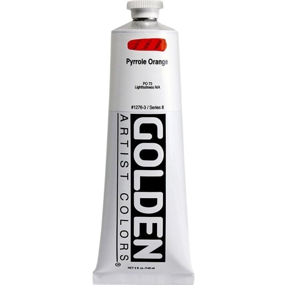 Golden Heavy Body Acrylic Pyrrole Orange 148ml S.8