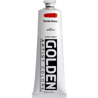 Golden Heavy Body Acrylic Pyrrole Orange 148ml S.8