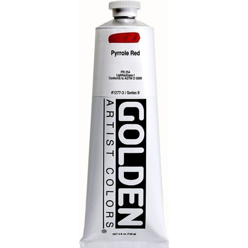 Golden Heavy Body Acrylic Pyrrole Red 148ml S.8