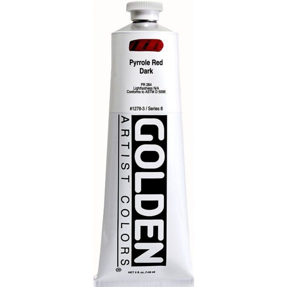 Golden Heavy Body Acrylic Pyrrole Red Dark 148ml S.8