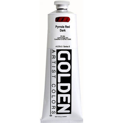 Golden Heavy Body Acrylic Pyrrole Red Dark 148ml S.8