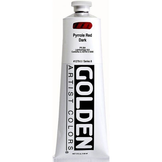 Golden Heavy Body Acrylic Pyrrole Red Dark 148ml S.8