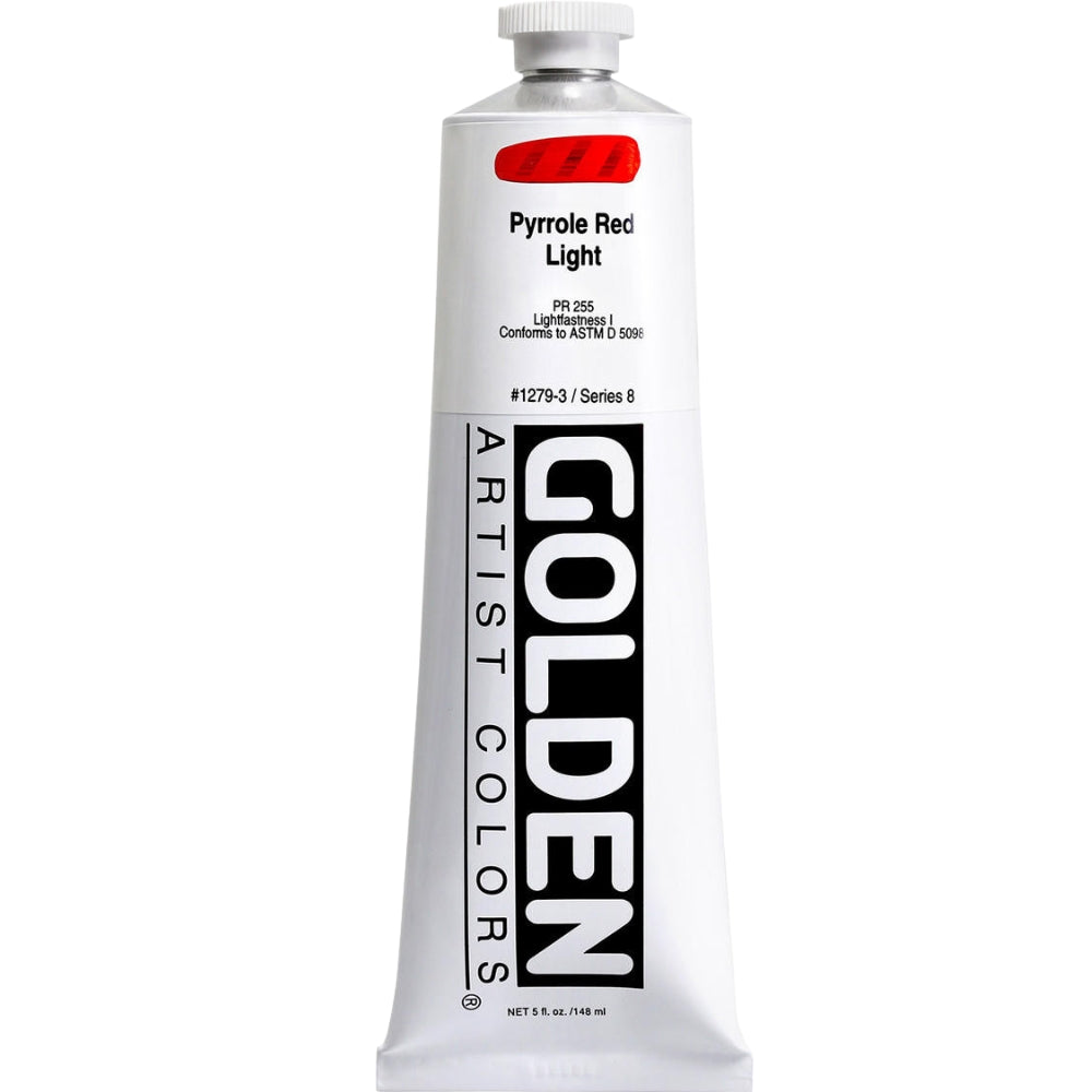 Golden Heavy Body Acrylic Pyrrole Red Light 148ml S.8
