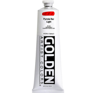 Golden Heavy Body Acrylic Pyrrole Red Light 148ml S.8