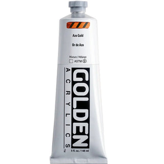 Golden Heavy Body Acrylic Azo Gold 148ml S.4