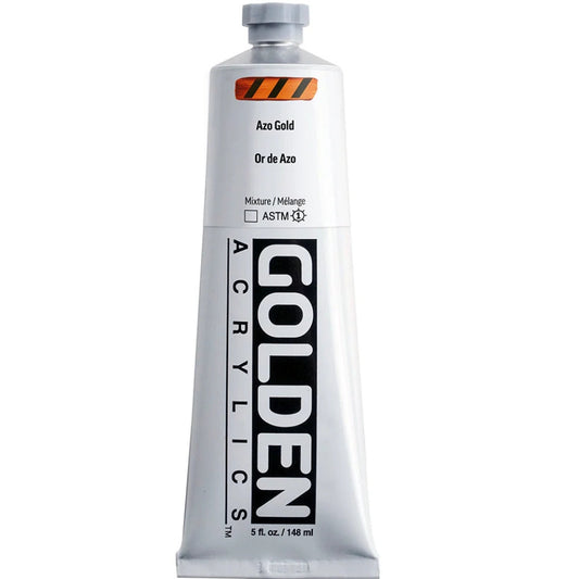 Golden Heavy Body Acrylic Azo Gold 148ml S.4
